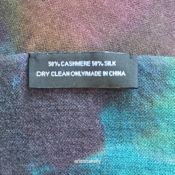 NWOT Silk Cashmere Woven Scarf Chiluly - Picture 3 of 9